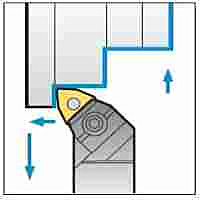 Uchwyt płytki tokarskiej w prawo