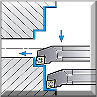 Uchwyty do toczenia wewnętrznego, prawe
