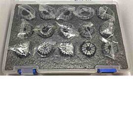 ER25, zestaw do zaciskania, 2-16mm, 15szt. Tolerancja 0,008 mm